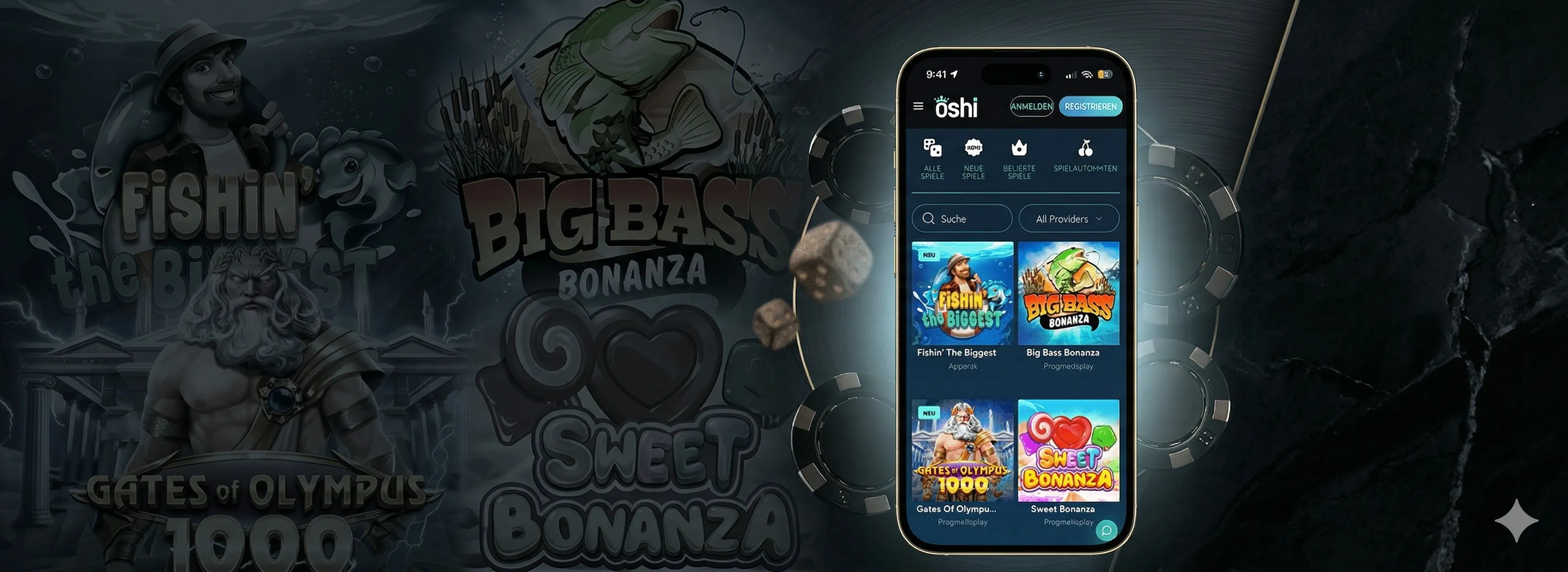 Oshi Casino mobile app